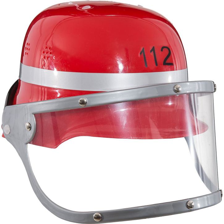 Feuerwehrhelm rot für Kinder