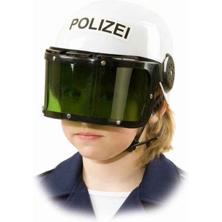 Polizeihelm mit Visier für Kinder