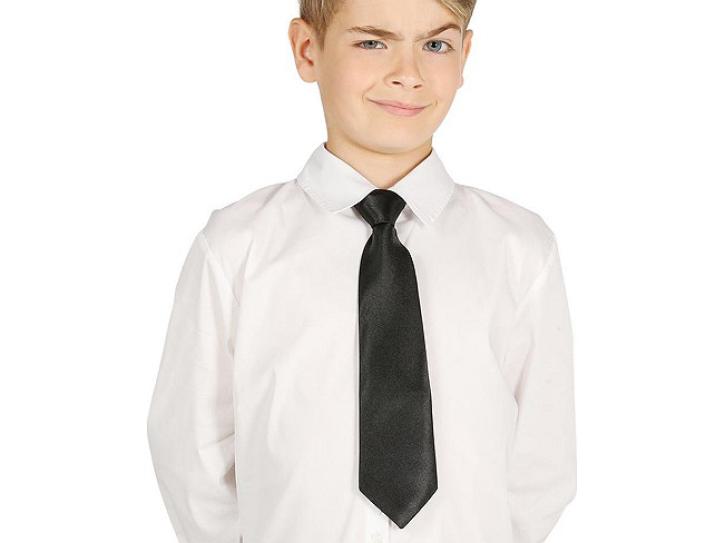 Krawatte schwarz für Kinder