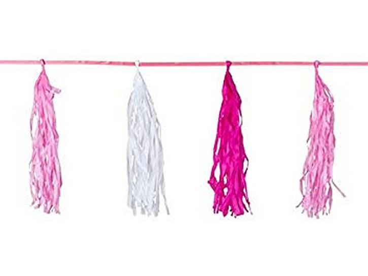 Girlande Tassel rosa 3m