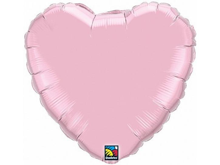 Folienballon Herz rosa ca 90cm