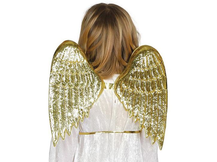 Engelflügel gold für Kinder