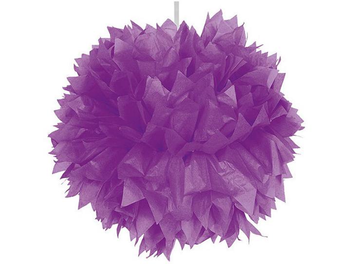 Pompon violett 30cm