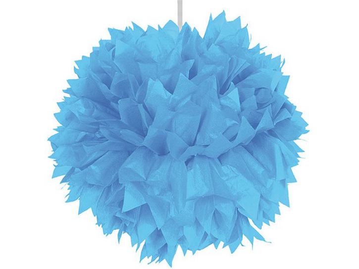 Pompon hellblau 30cm