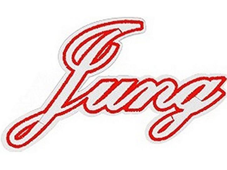 Bügelbild Schriftzug Jung weiß