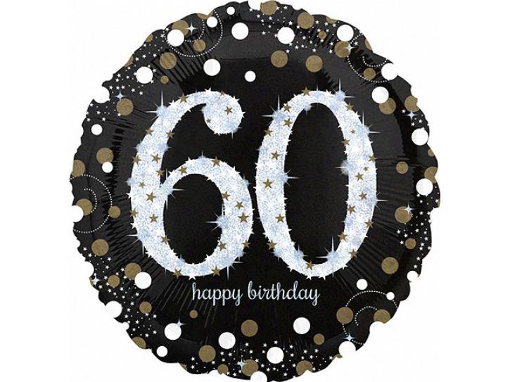 Folienballon Jumbo Birthday 60