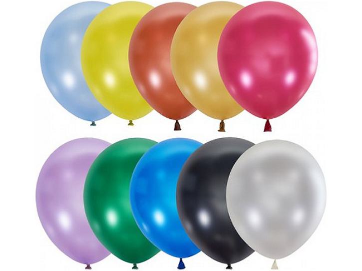 Luftballon metallic bunt 20 Stk.