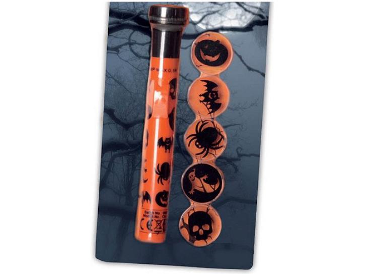 Taschenlampe mit Halloween Figuren