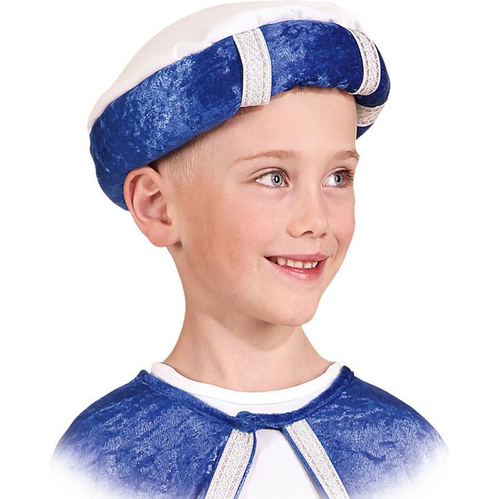 Turban blau für Kinder