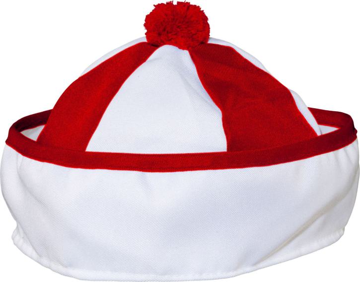 Matrosenmütze rot/weiß KW 60