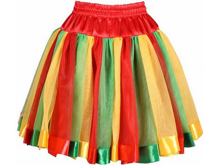 Petticoat rot/gelb/grün