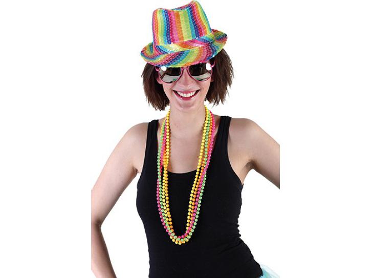 Set Perlenkette neon 4 Stk.