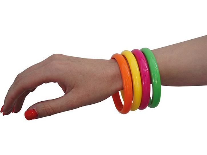 Armband neonfarben 4 Stk.