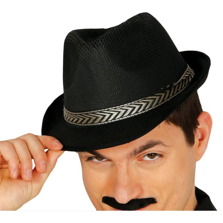 Hut Gangster schwarz