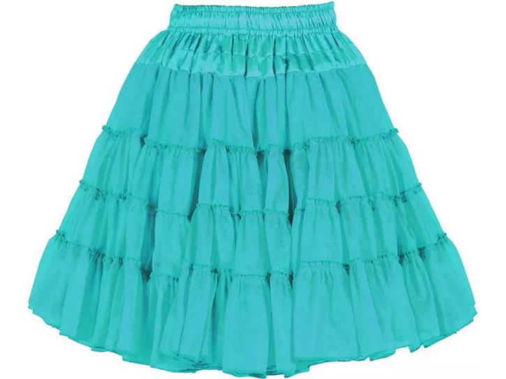 Petticoat Turquoise 2-lagig