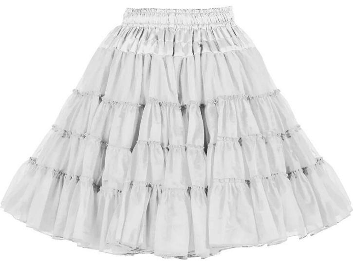 Petticoat weiß 3-lagig