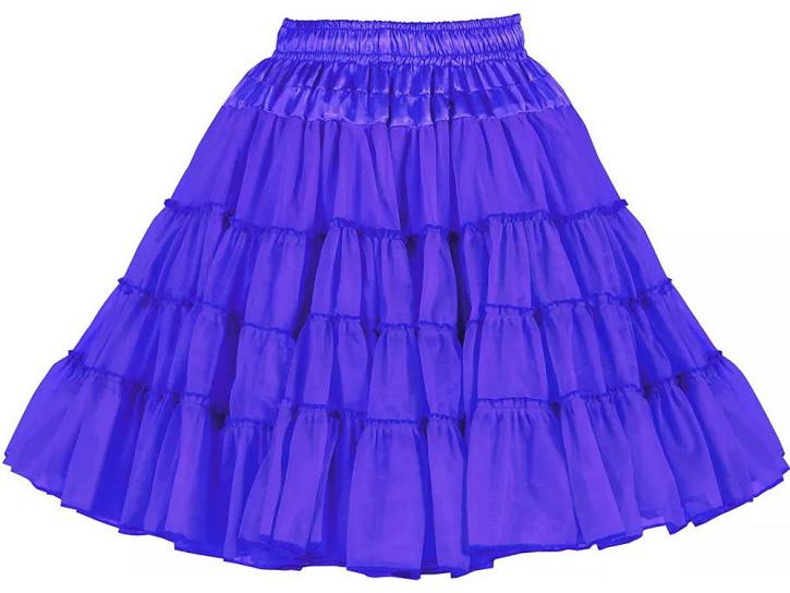 Petticoat blau 3-lagig