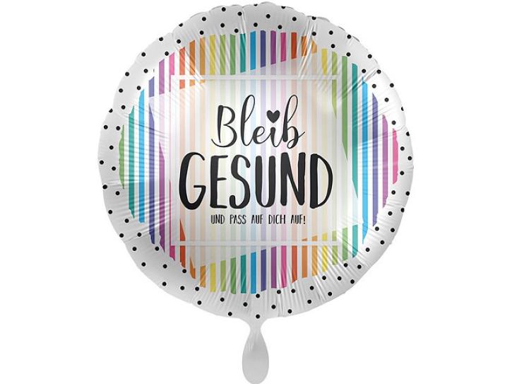 Folienballon Bleib gesund 43 cm