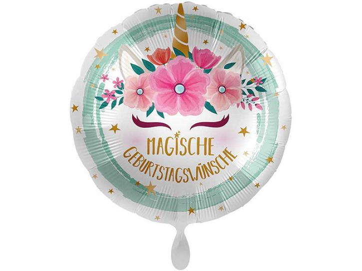 Folienballon Unicorn magisch