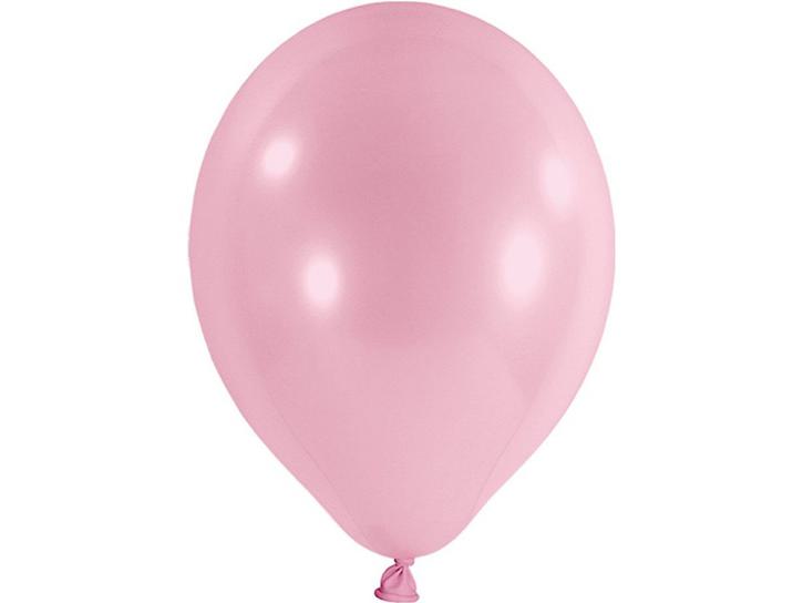 Luftballon metallic rosa 20 Stk.