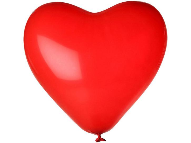 Luftballon Herz rot 20 Stk.