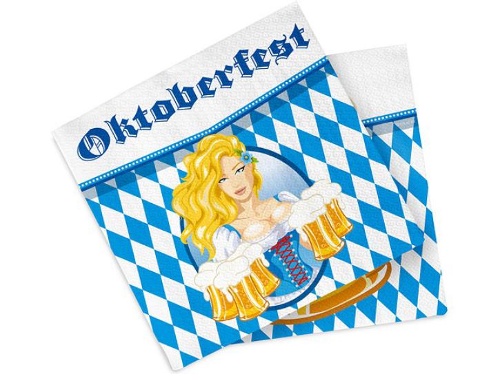 Servietten Oktoberfest 20 Stk.