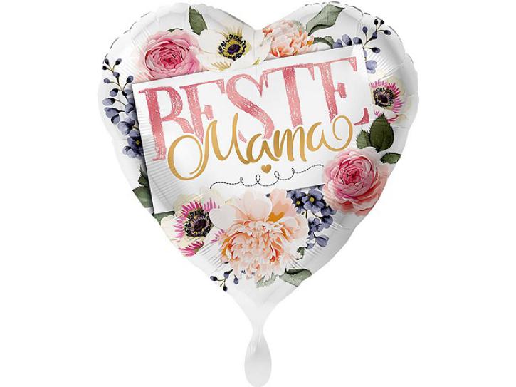 Folienballon Beste Mama 43 cm