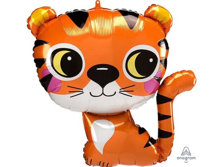 Folienballon XXL Tiger 63cm