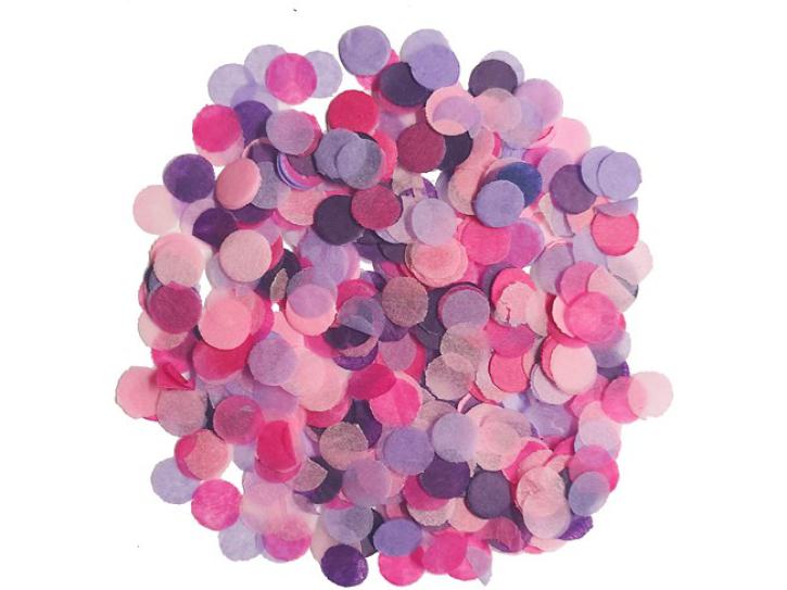 Konfetti rosa/magenta/lavendel 50g