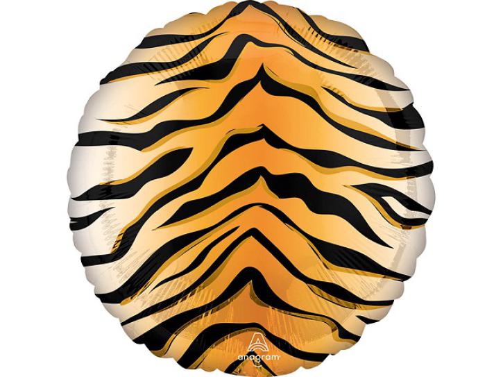 Folienballon Tiger Print 45 cm