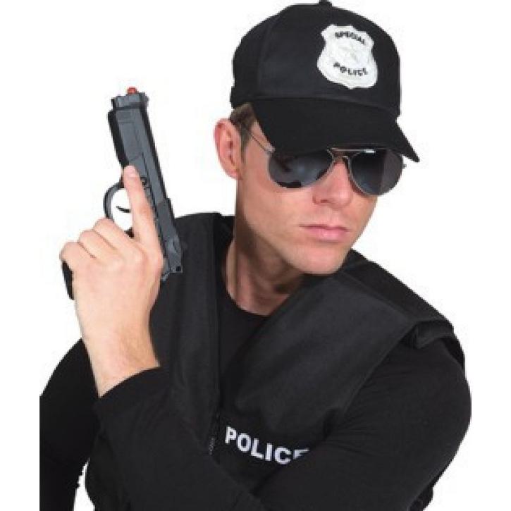 Mütze Cap Police schwarz