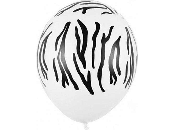 Latexballon Zebra 10 Stk.