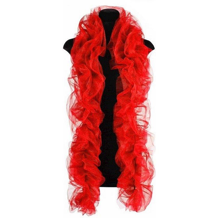 Organza - Boa deluxe, rot