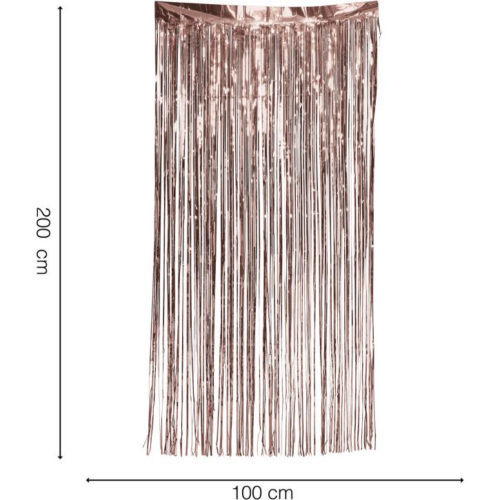 Vorhang rosegold 100x200 cm