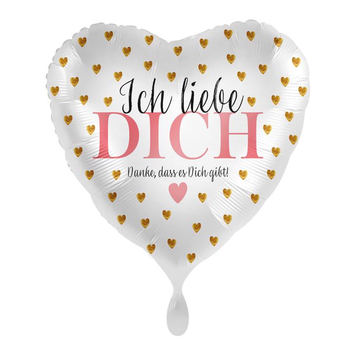 Folienballon Ich liebe dich Satin