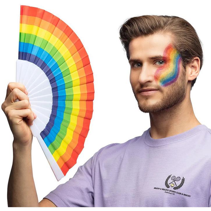 Fächer Regenbogen