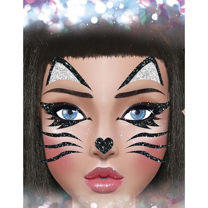 Gesichtstattoo Katze