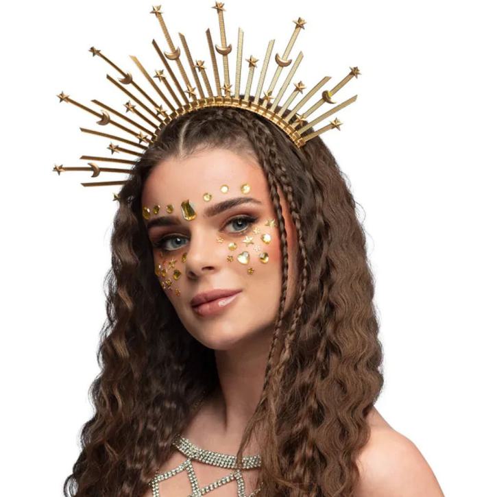 Haarreif Diadem Gold