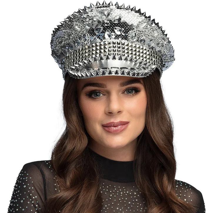 Hut silber Glamour