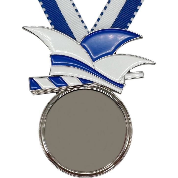 Karnevalsorden Narrenkappe blau-weiß