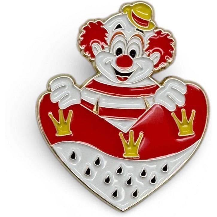 Karnevalspin Clown mit Wappen
