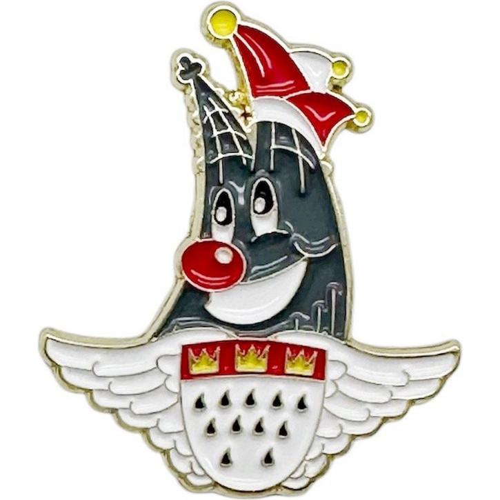 Karnevalspin Kölner Dom mit Flügeln