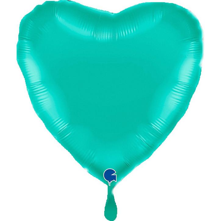 Folienballon Kreis mint 48cm