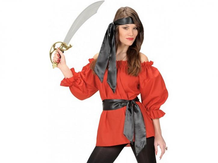 Haarband/Schärpe Satin schwarz