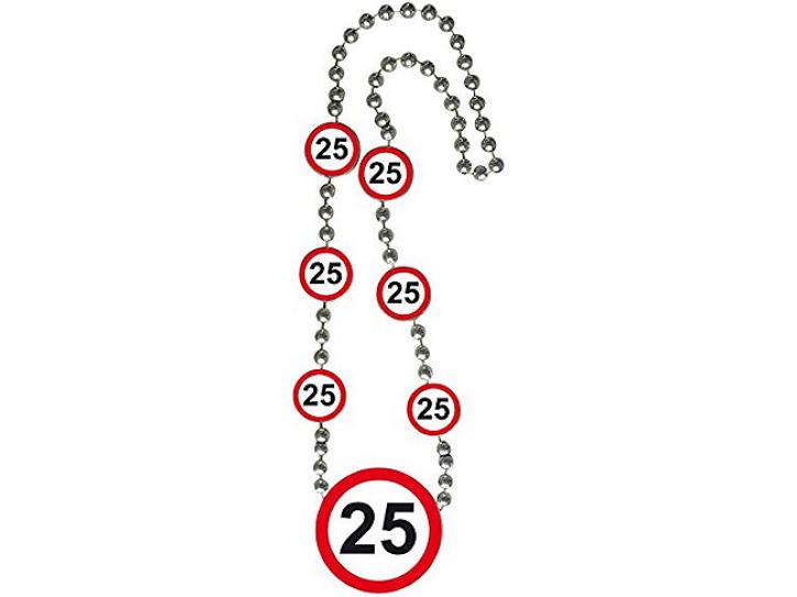 Kette Verkehrsschild 25