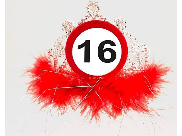 Tiara Verkehrschild 16