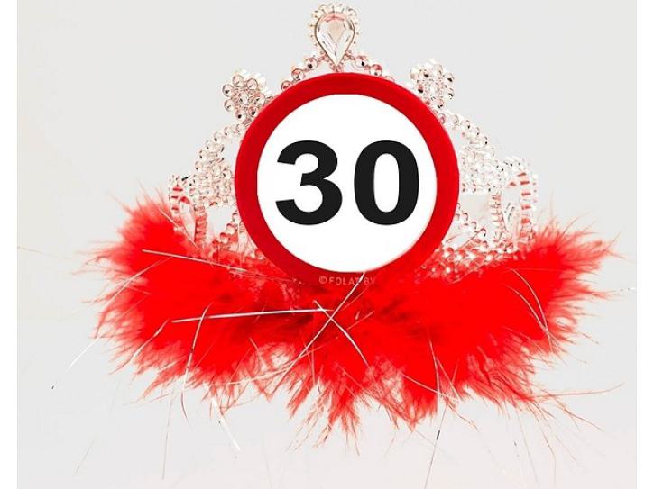 Tiara Verkehrschild 30