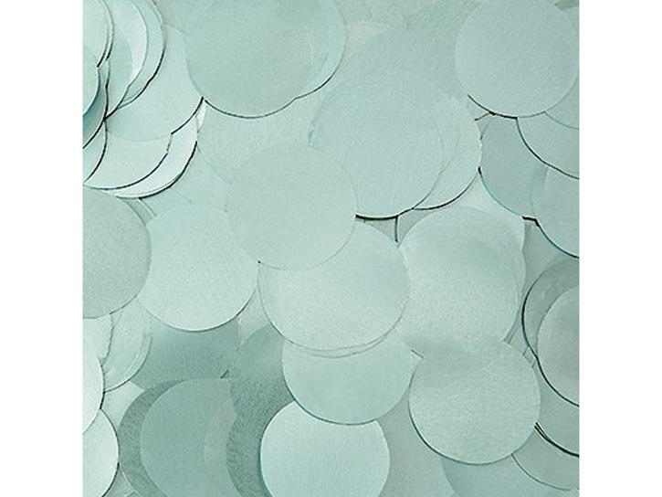 Konfetti metallic 2 cm pastellblau 15 g