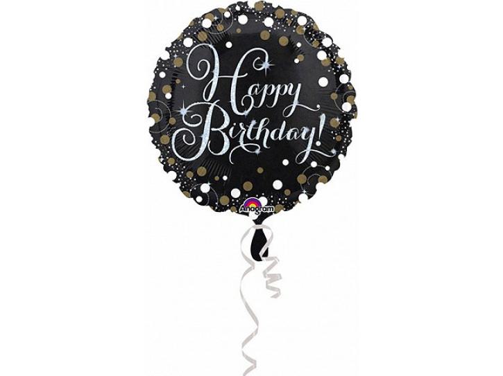 Folienballon Happy Birthday 45 cm