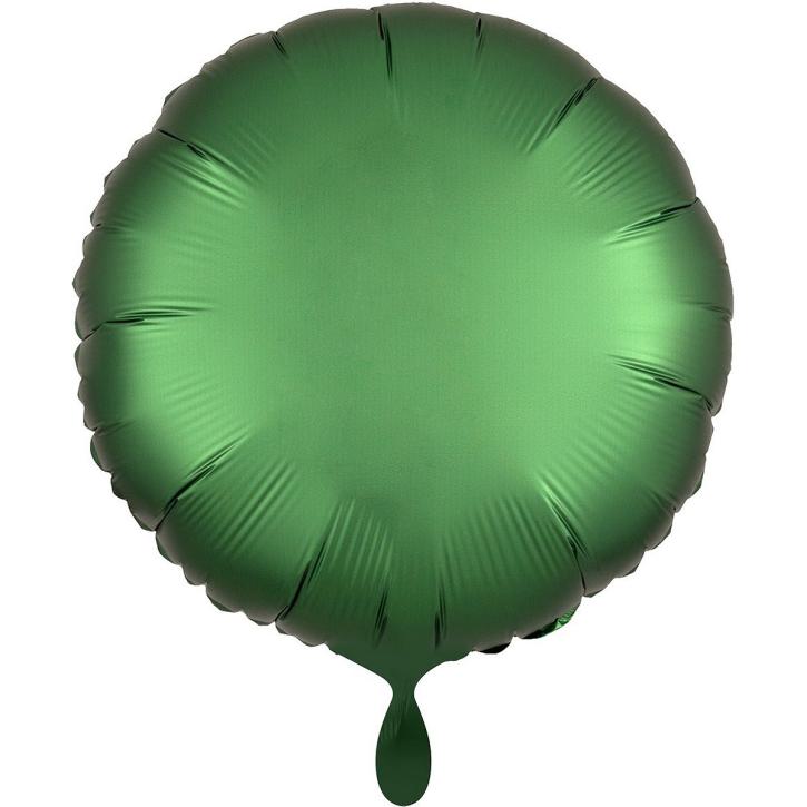 Folienballon Kreis Grün matt